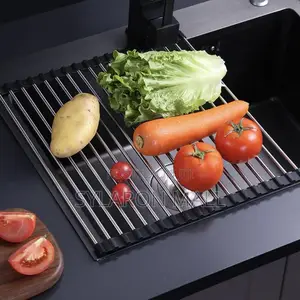 Luxurious Foldable Sink Drying Rack – Roll-Up Kitchen Rack