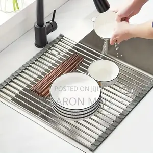 Luxurious Foldable Sink Drying Rack – Roll-Up Kitchen Rack