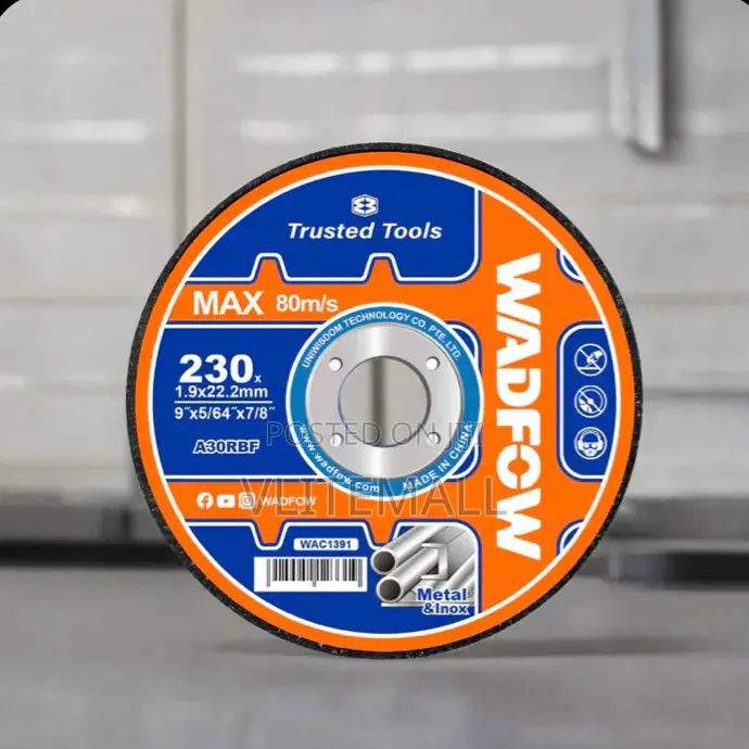 Wadfow 230x1.9mm Abrasive Metal Cutting Disc - Wac1391