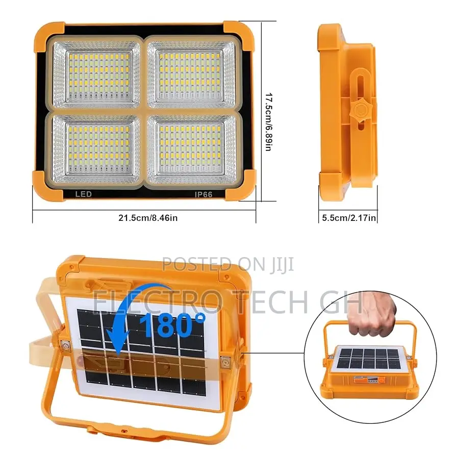 Solar Rechargeable Lamp 200w