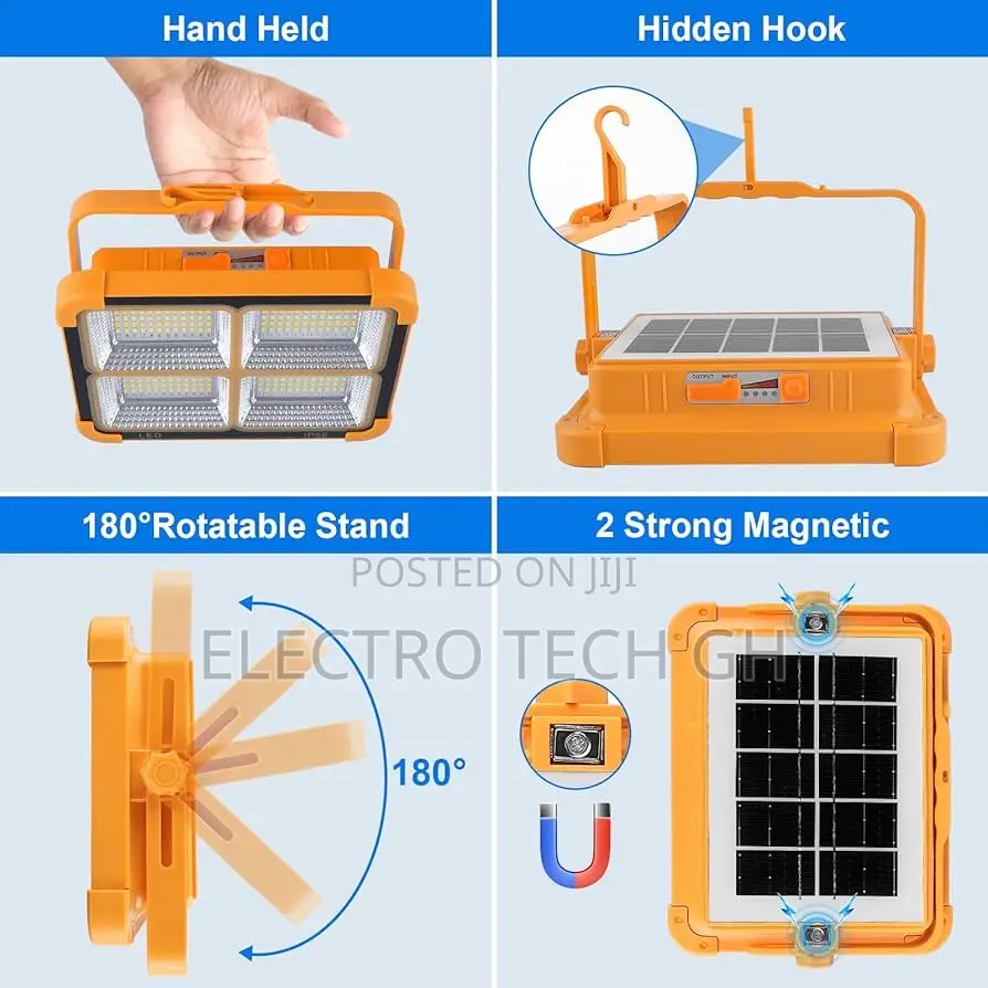 Solar Rechargeable Lamp 200w