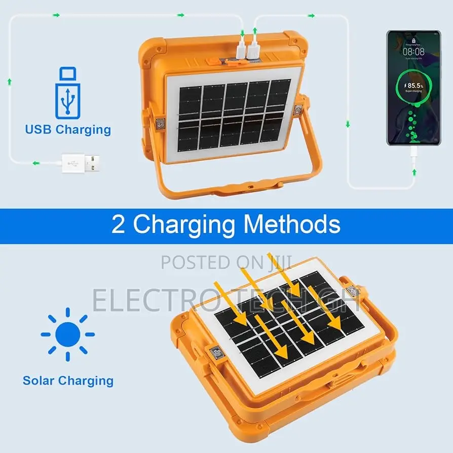 Solar Rechargeable Lamp 200w