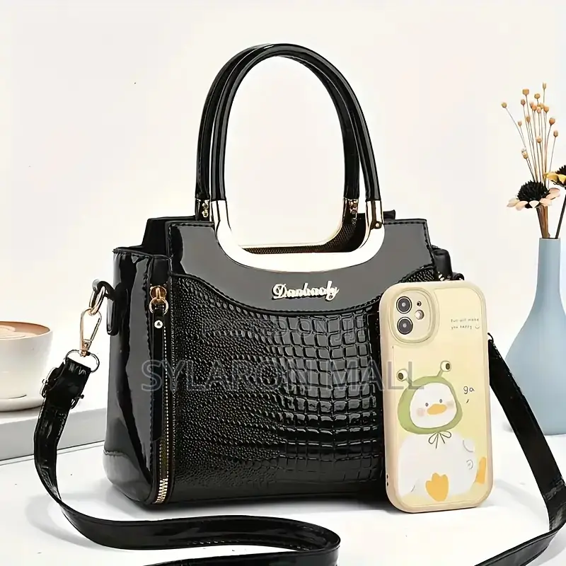 Luxury Woven Leather Handbag