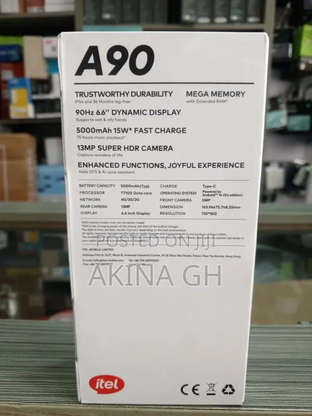 New Itel A90 64 GB Black 2