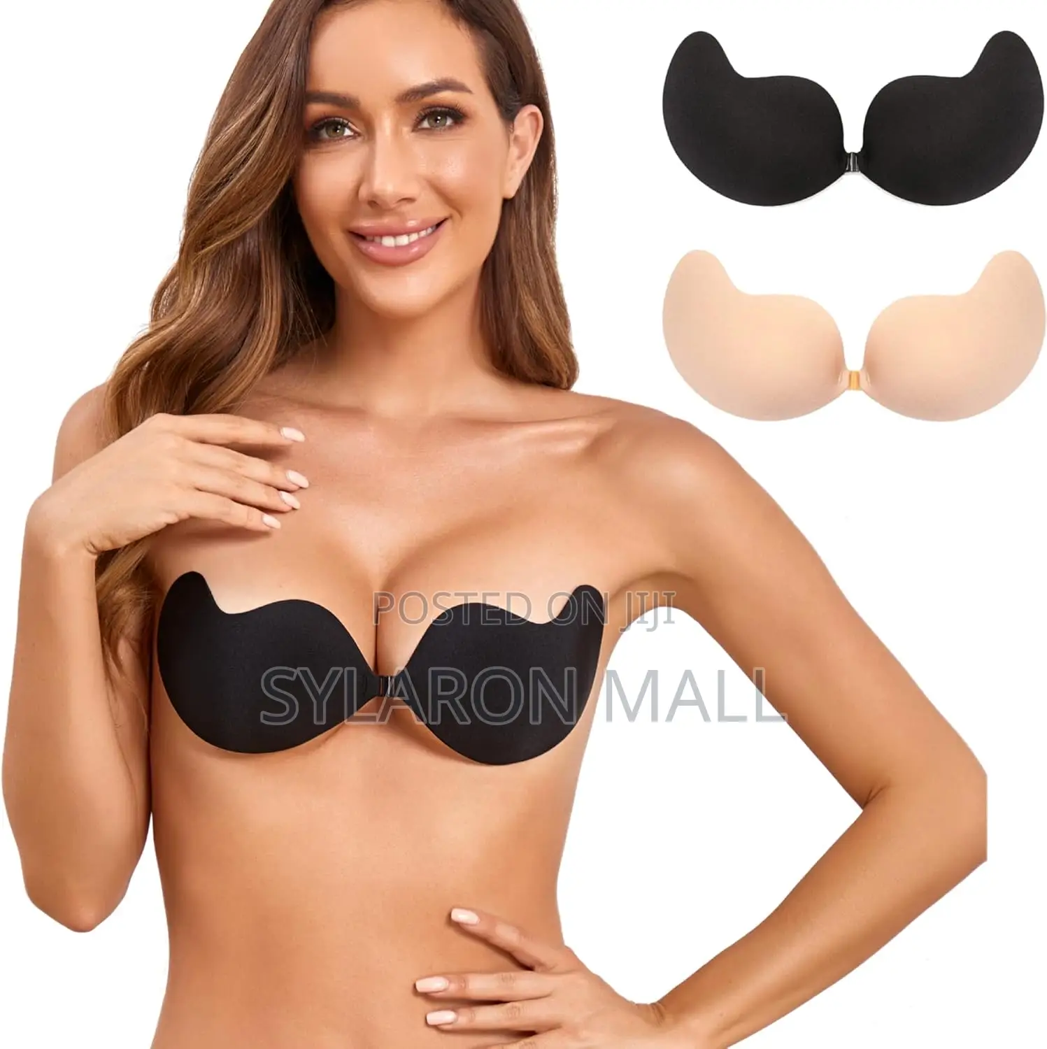 Invisible Strapless Bra – Adhesive Push-up Bra With Drawstring