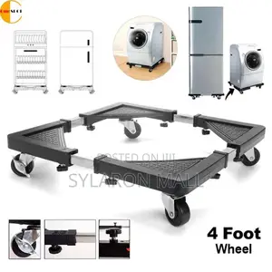Heavy-duty Adjustable Appliance Stand With Wheels