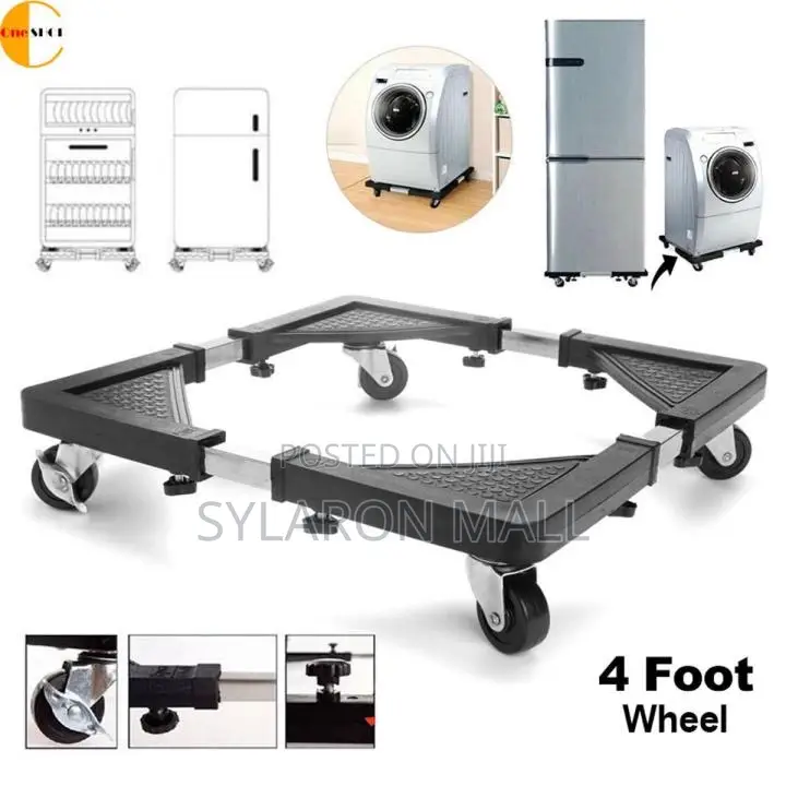 Heavy-duty Adjustable Appliance Stand With Wheels