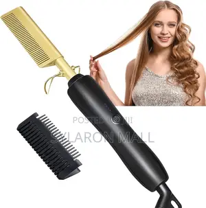 Gold-ion Electric Hot Comb Straightener