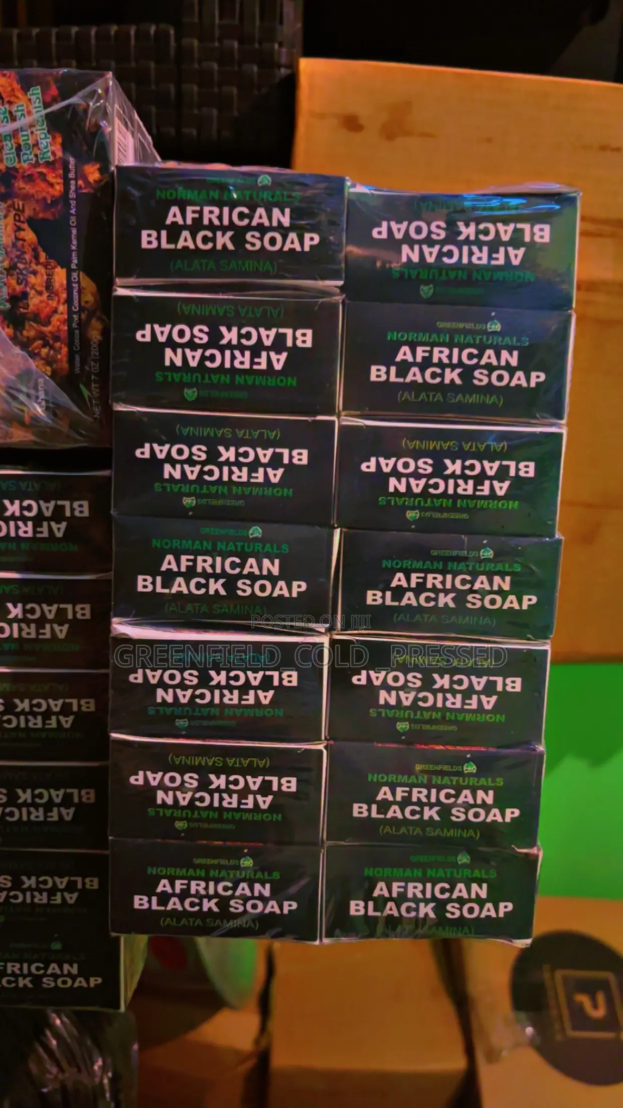 African Black Soap 6pcs