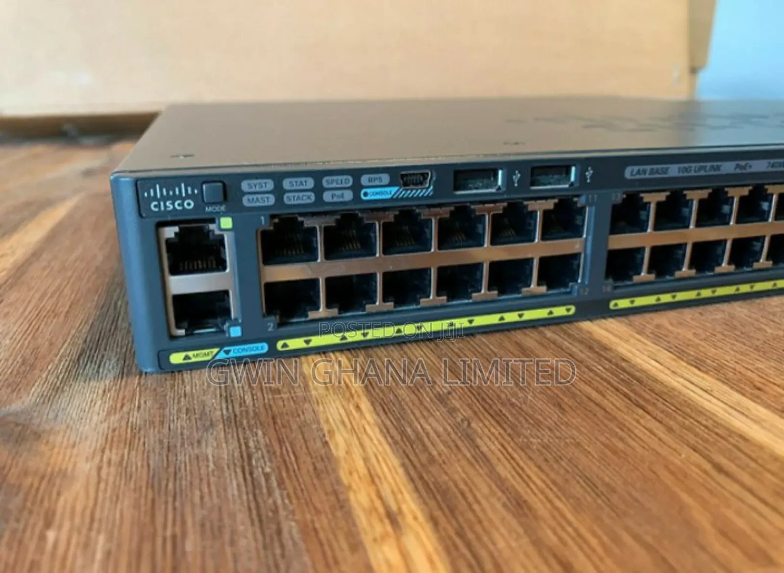 Cisco 2960-X KCC-Rem-Tny-Ws-C2960. 48port Gigabit Managed Switch +Sfp