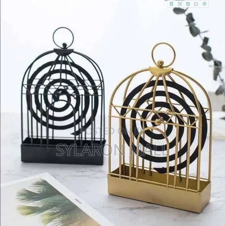 Metal Mosquito Coil Holder – Safe Stylish Anti-Fire Case