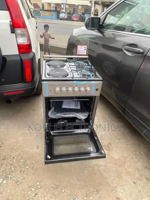 Compact Silver All in One Gas Cooker Durable and Easy to Clean