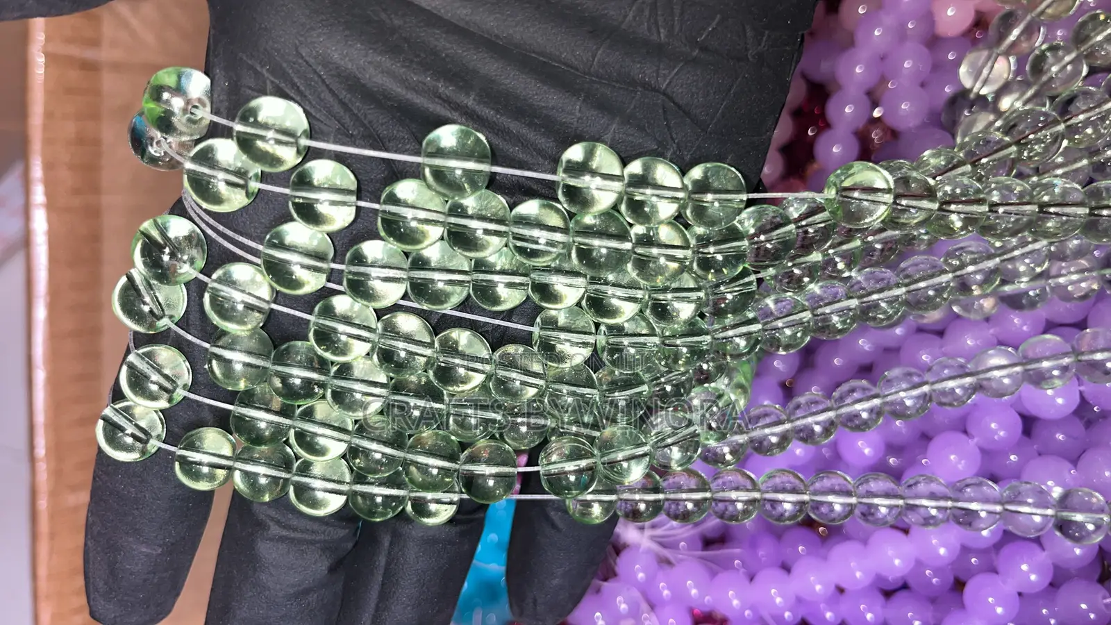 Transparent Green Bead