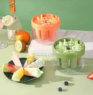 Multi-Cavity Popsicle Mold Kit With Storage Base