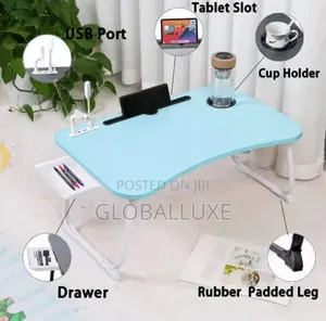 Adjustable Laptop Table – Foldable Portable Design