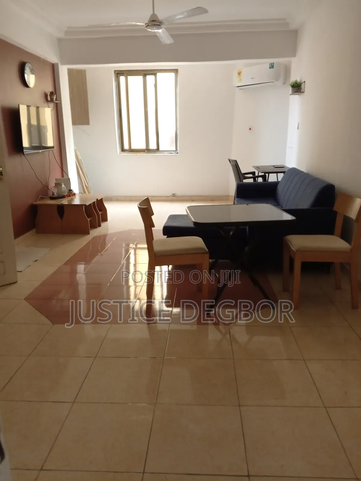 Furnished 1bdrm Apartment in Mile 7, Accra Metropolitan for rent