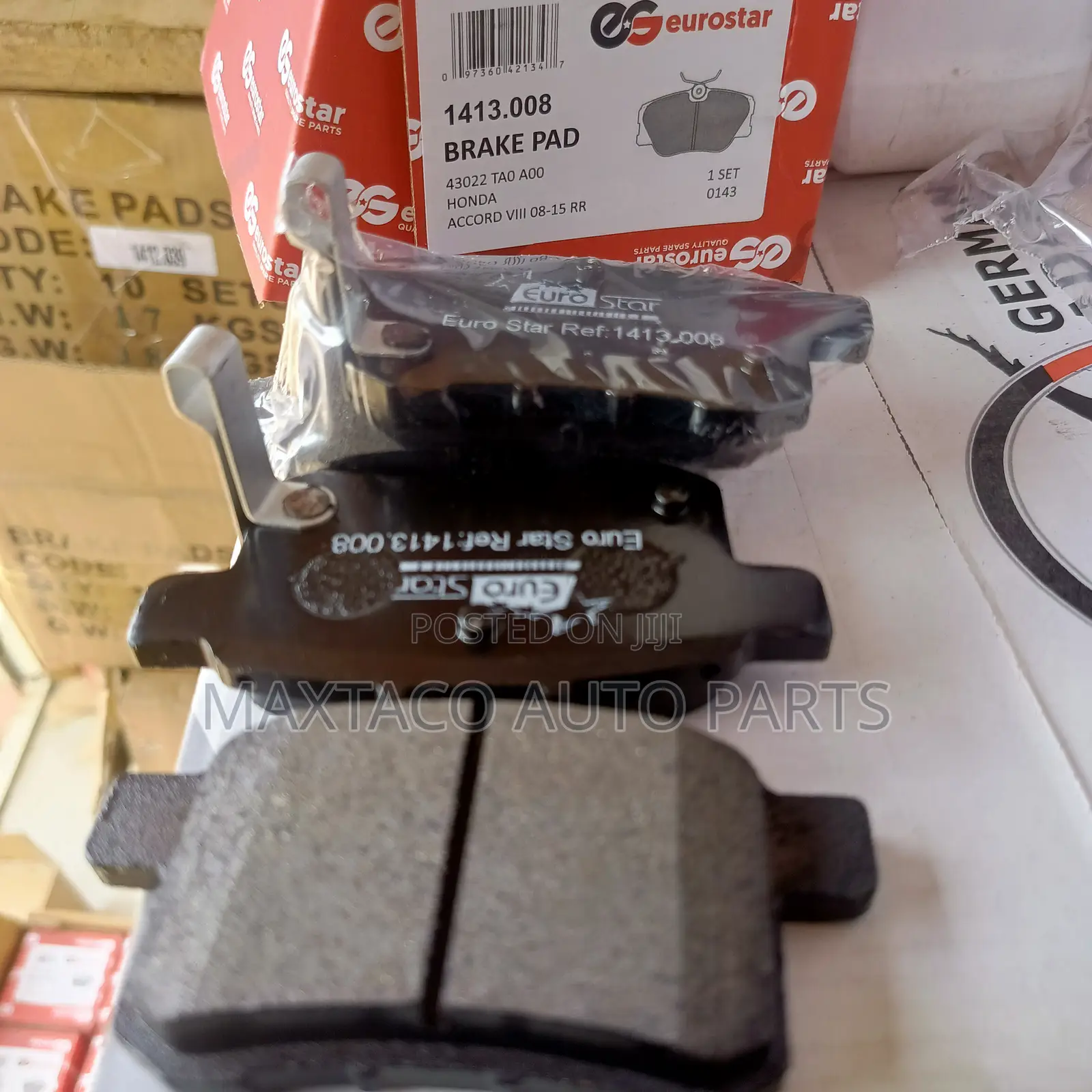 Eurostar 43022-Tao-A00 Brake Pad for Honda Acccord