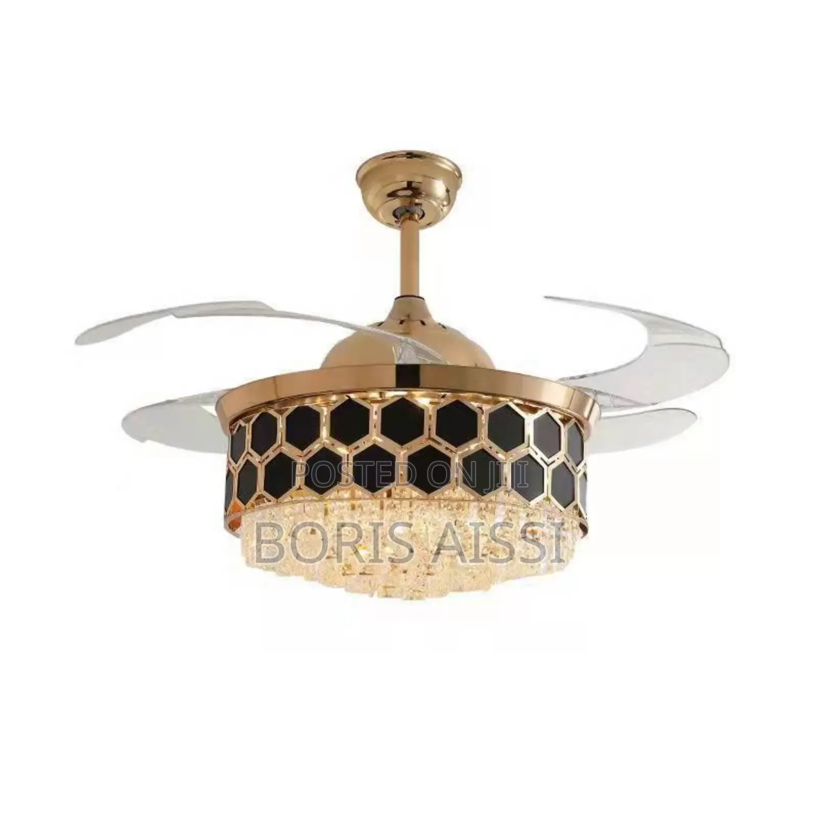 Chandelier Fan Light With Bluetooth Sound
