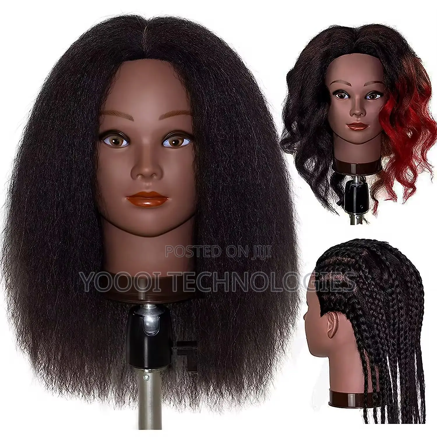 Afro/ Straight Human Hair Mannequin Training Doll