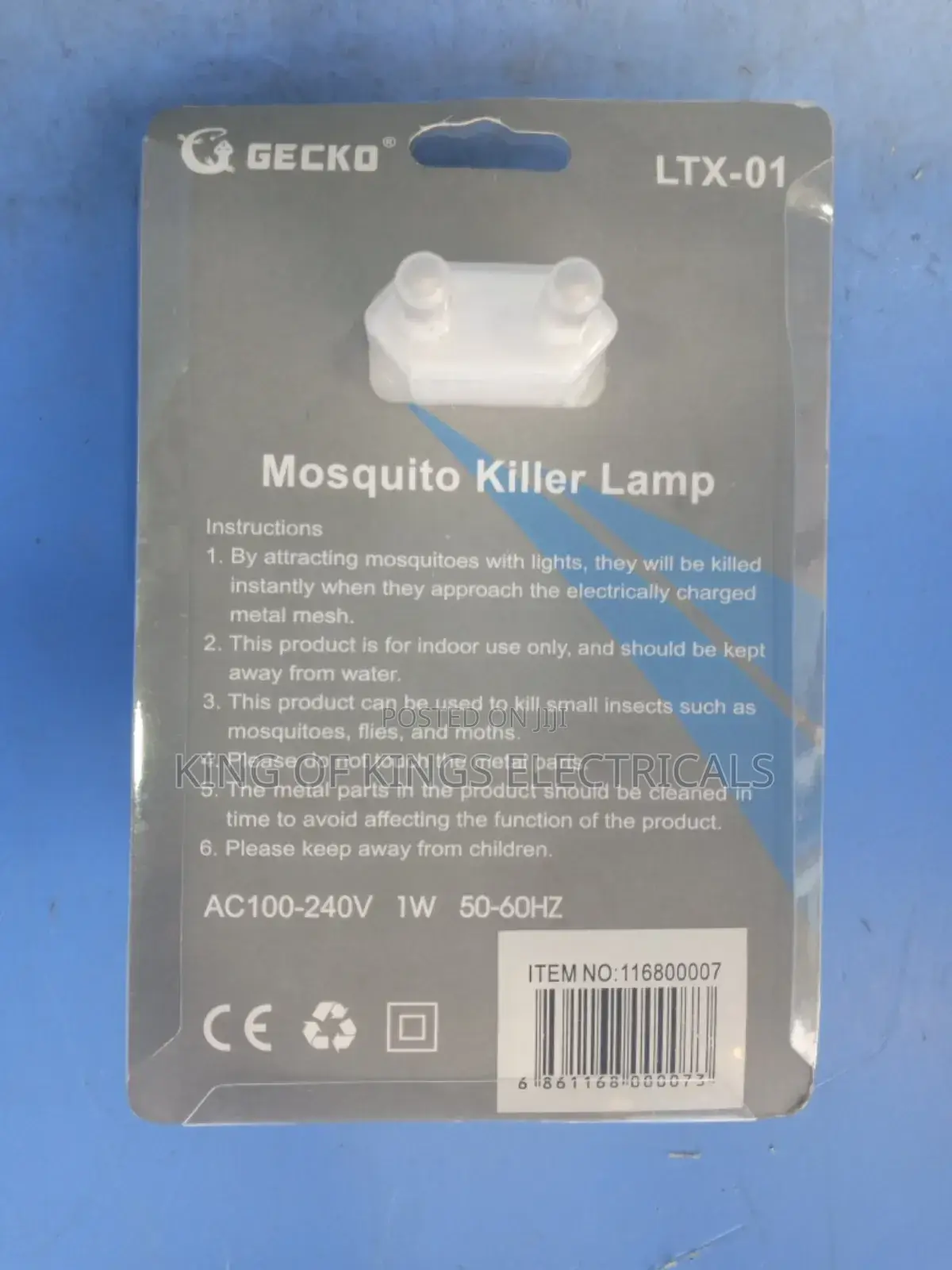 Gecko Mosquito Killer Lamp(1w)