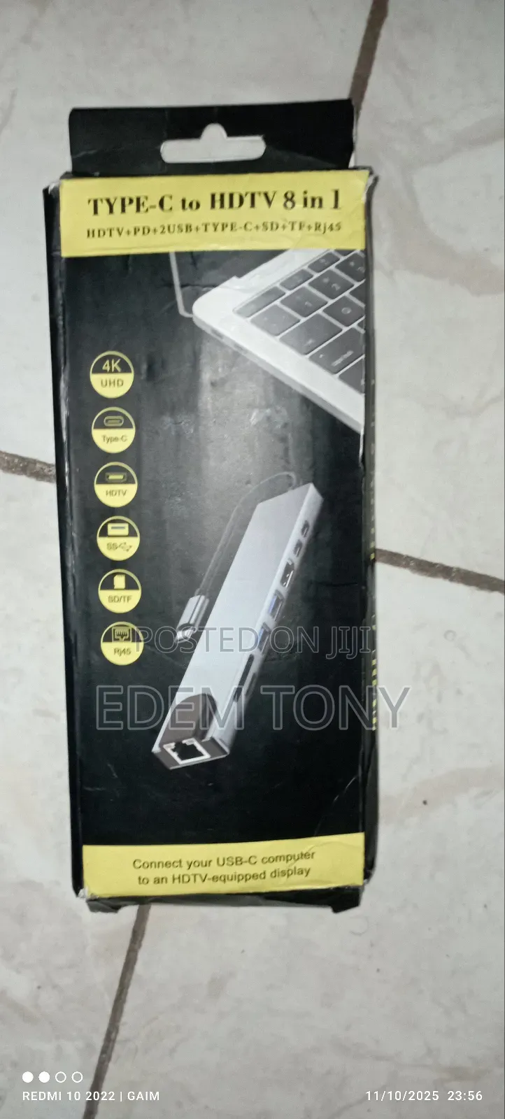 Type-C to HDTV 8 in 1