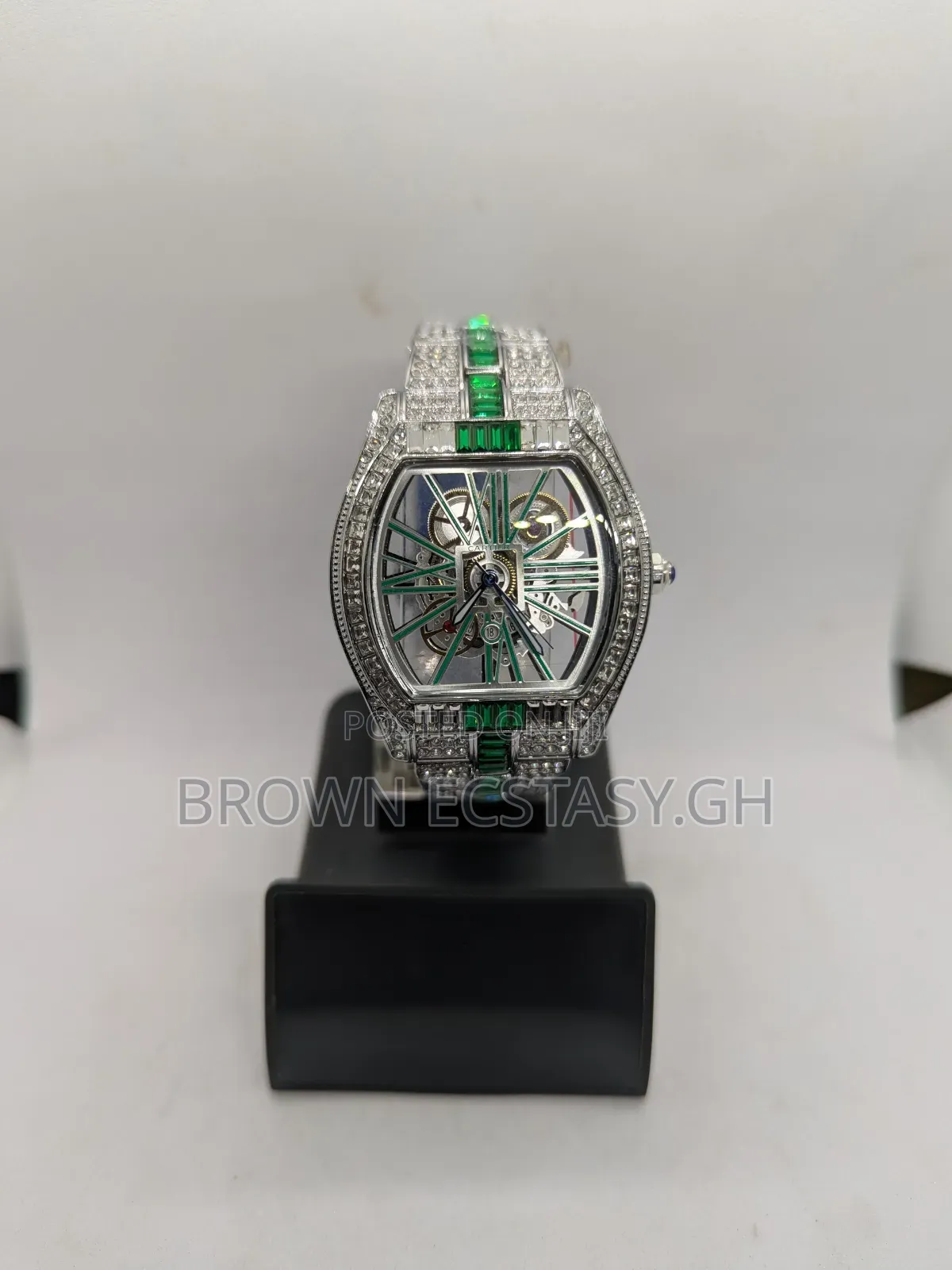 Iced Out Carter Roadster Skeleton Watch