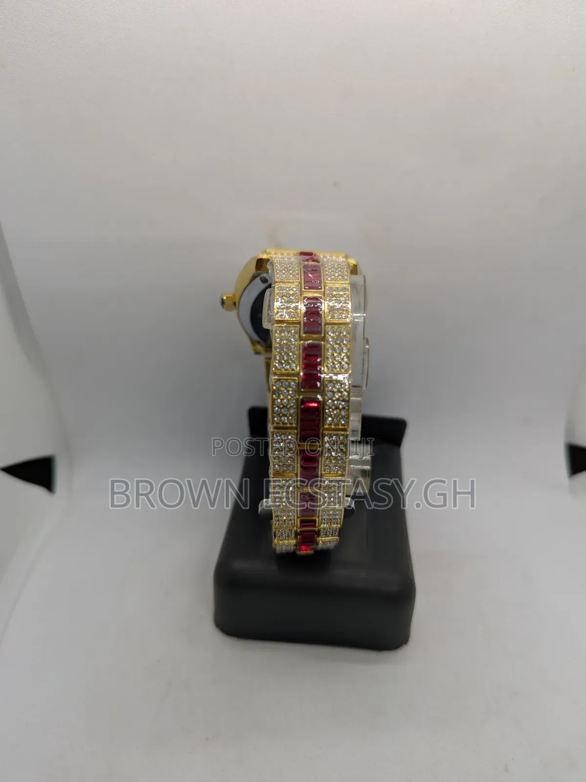 Iced Out Cartier Roadster Watch