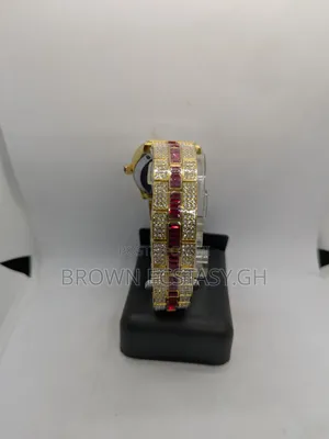 Iced Out Cartier Roadster Watch