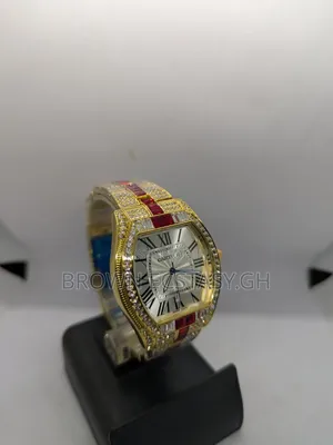 Iced Out Cartier Roadster Watch