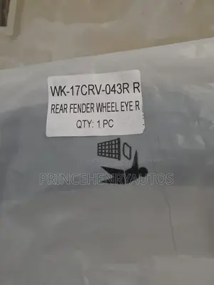 Honda Crv 2017-2022 Rear Fender Wheel Eye Right 74413-tla-a01