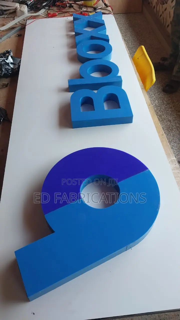 CNC Cutting, Engraving Works, 3d 2d Signage, Materials Lights