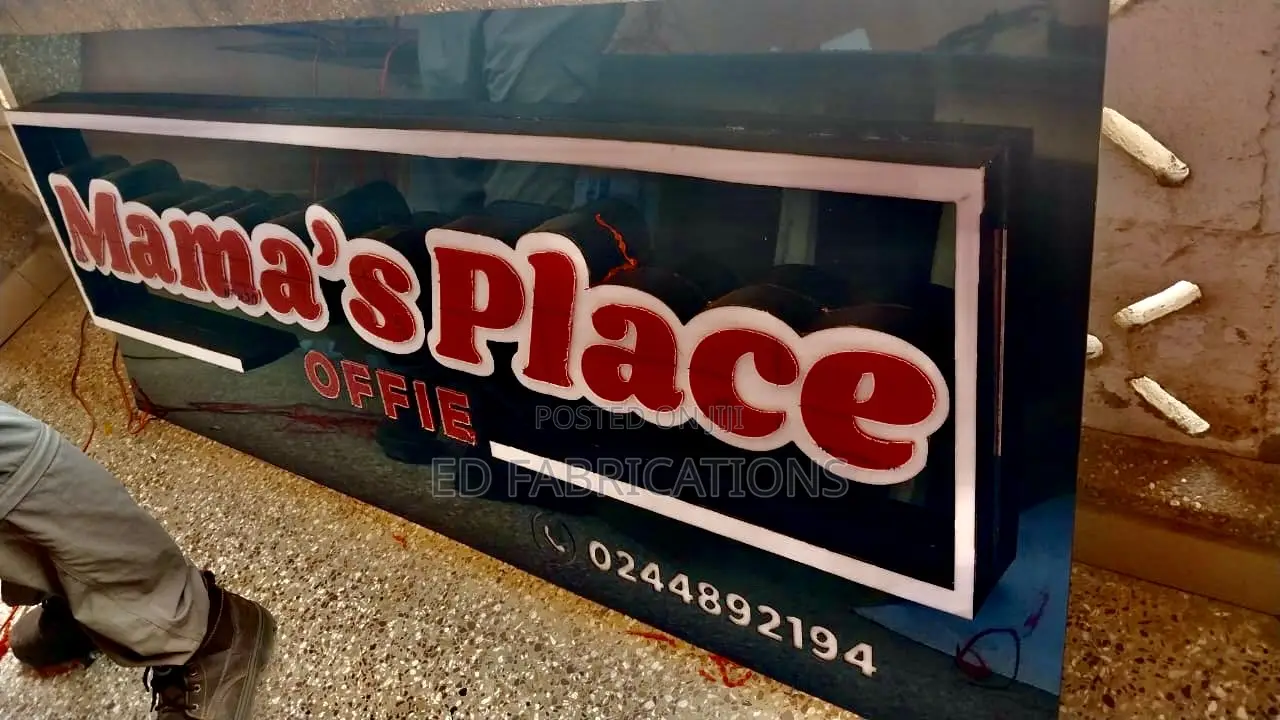 CNC Cutting, Engraving Works, 3d 2d Signage, Materials Lights