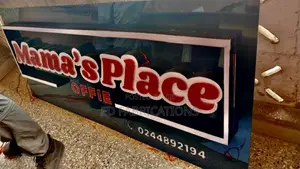 CNC Cutting, Engraving Works, 3d 2d Signage, Materials Lights