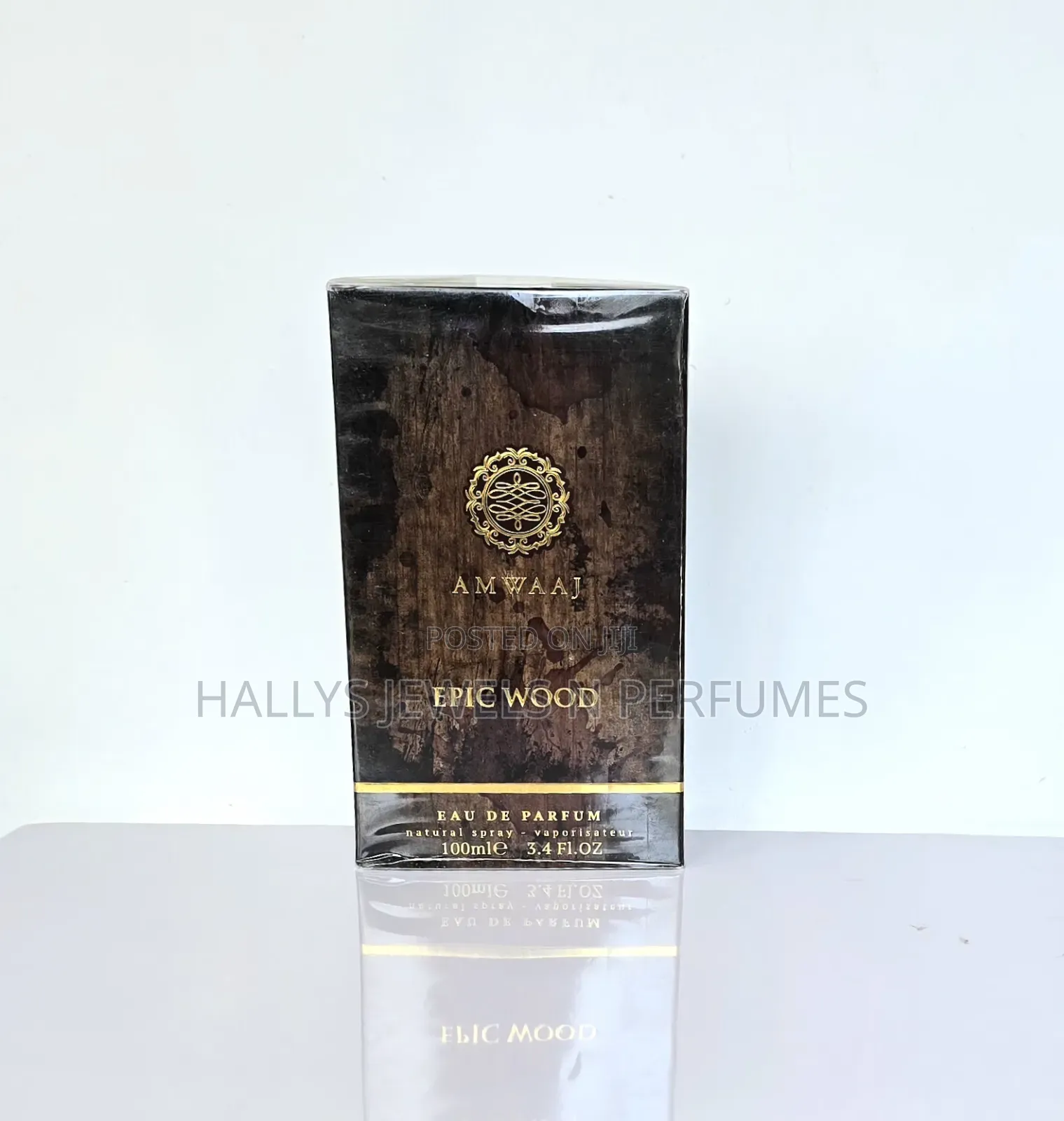Amwaaj Epic Wood Perfume by Fragrance World, 100ml, Men's
