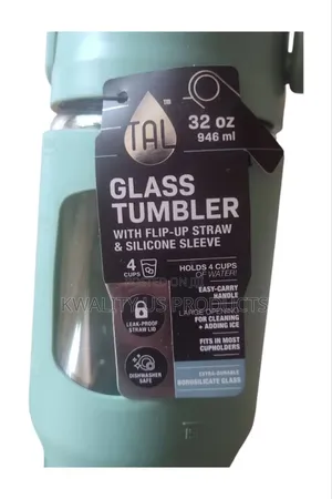 Tal Glass Straw Tumbler - 936ml