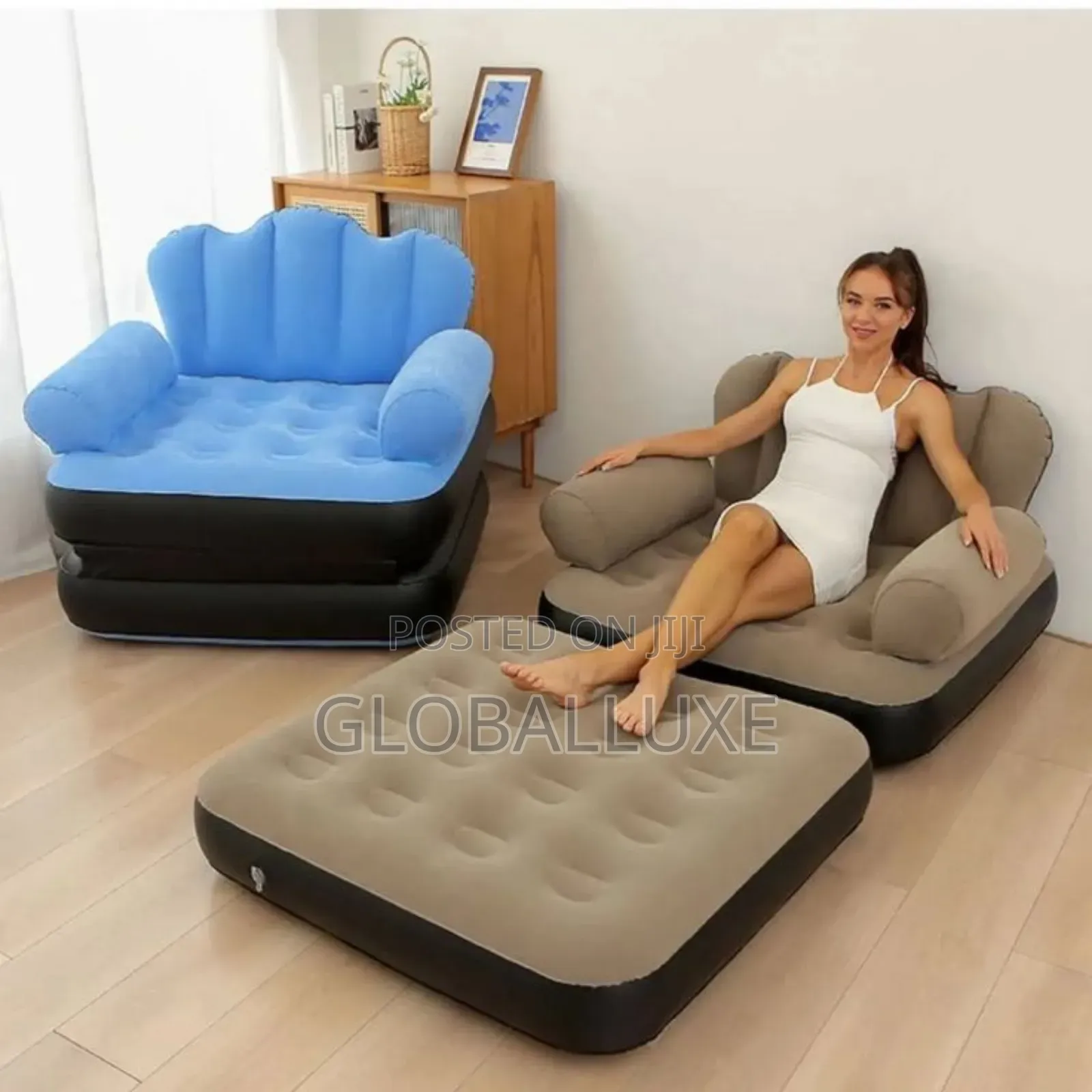 Inflatable Air Couch – Portable Comfortable Sofa for Home