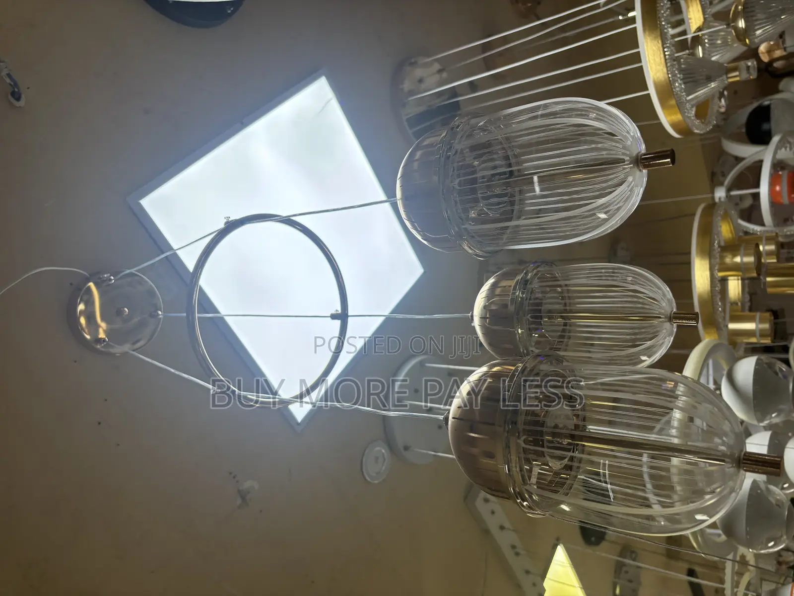 3 in 1 Glass Godhead Ceiling Lights