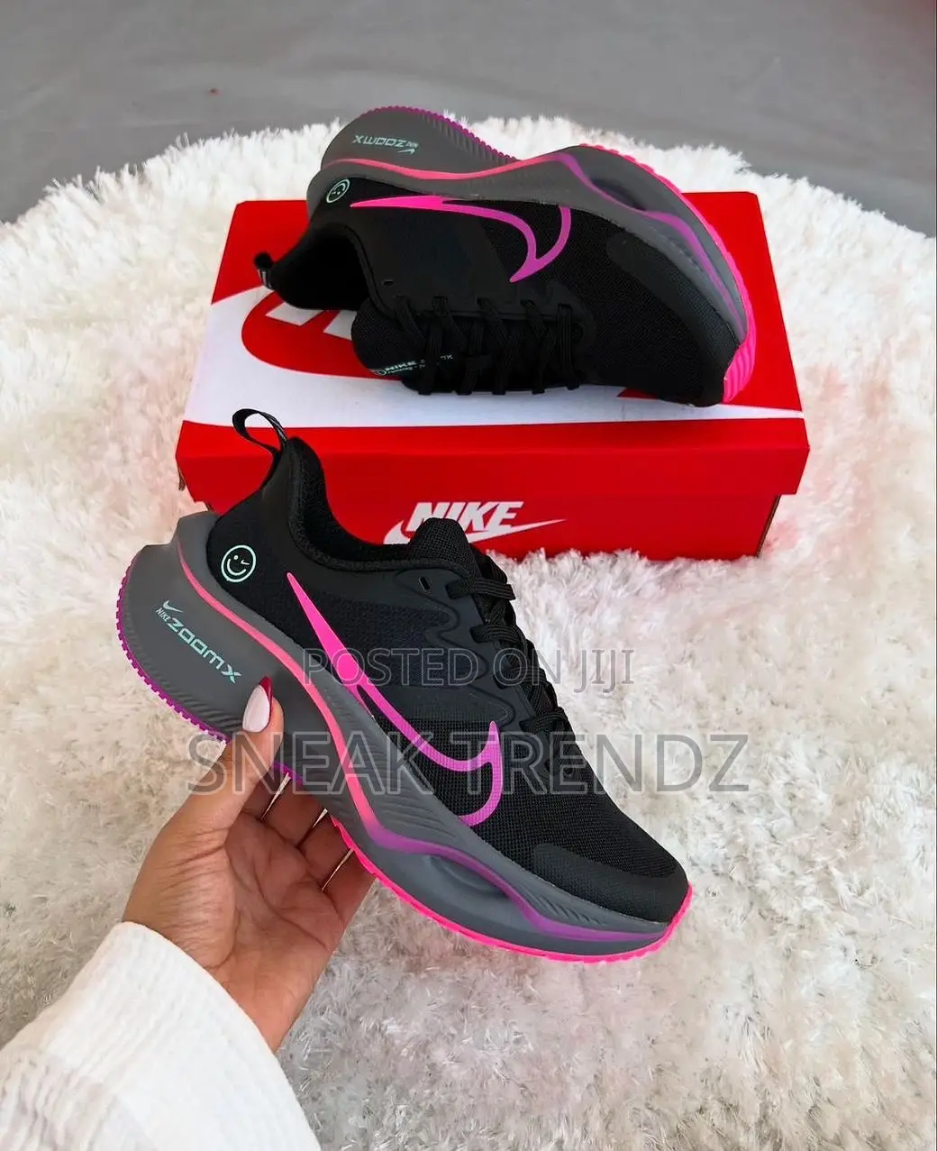 Nike Air Zoom 2 Pinkgrey and Black