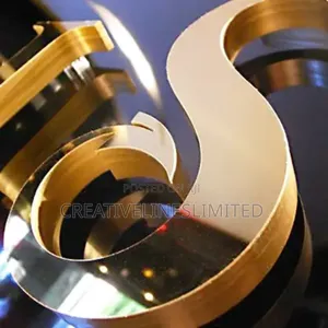 Shining Gold Signage