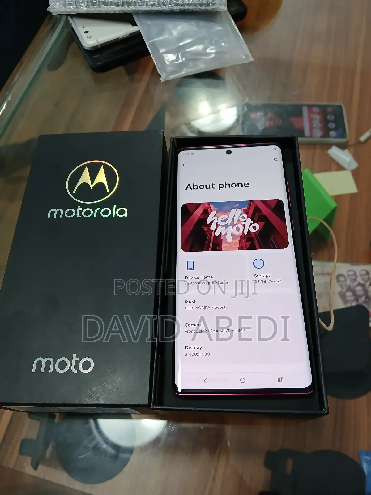 New Motorola Edge 50 Fusion 256 GB Pink