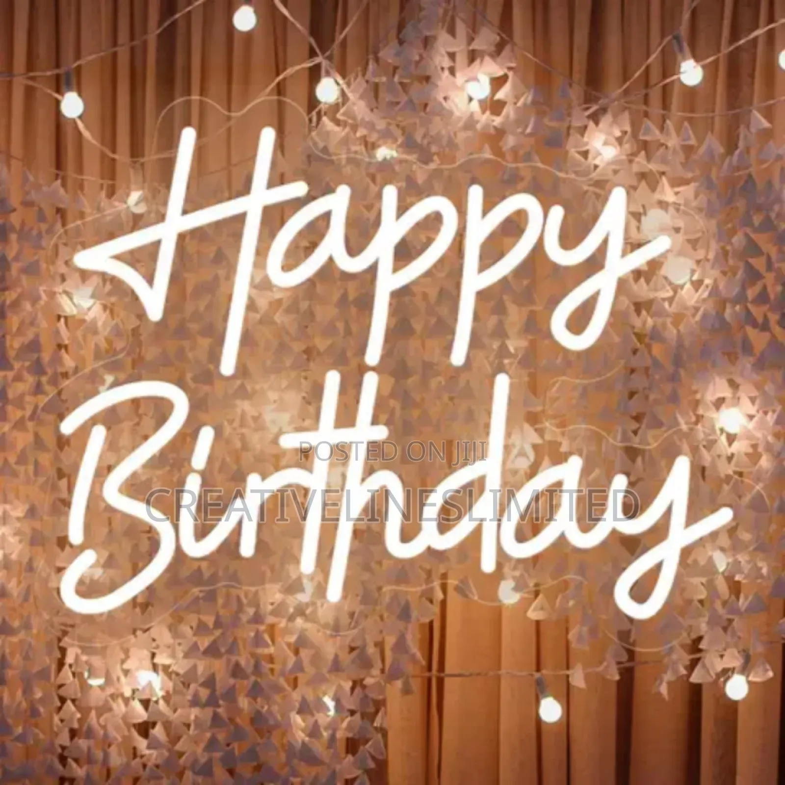 Birthday Neon Signage