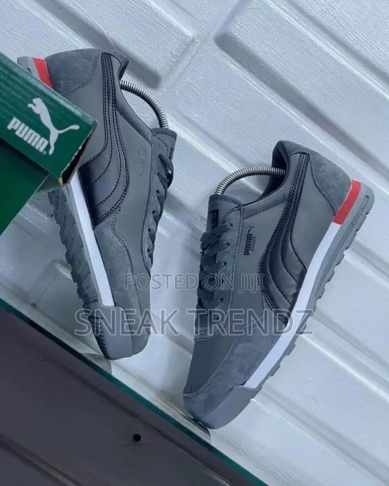 Puma Joker Ash Black Red and White