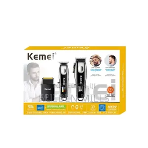 Three In One Super Strong Kemei Hair Clipper Barbering Machine 3 In 1.