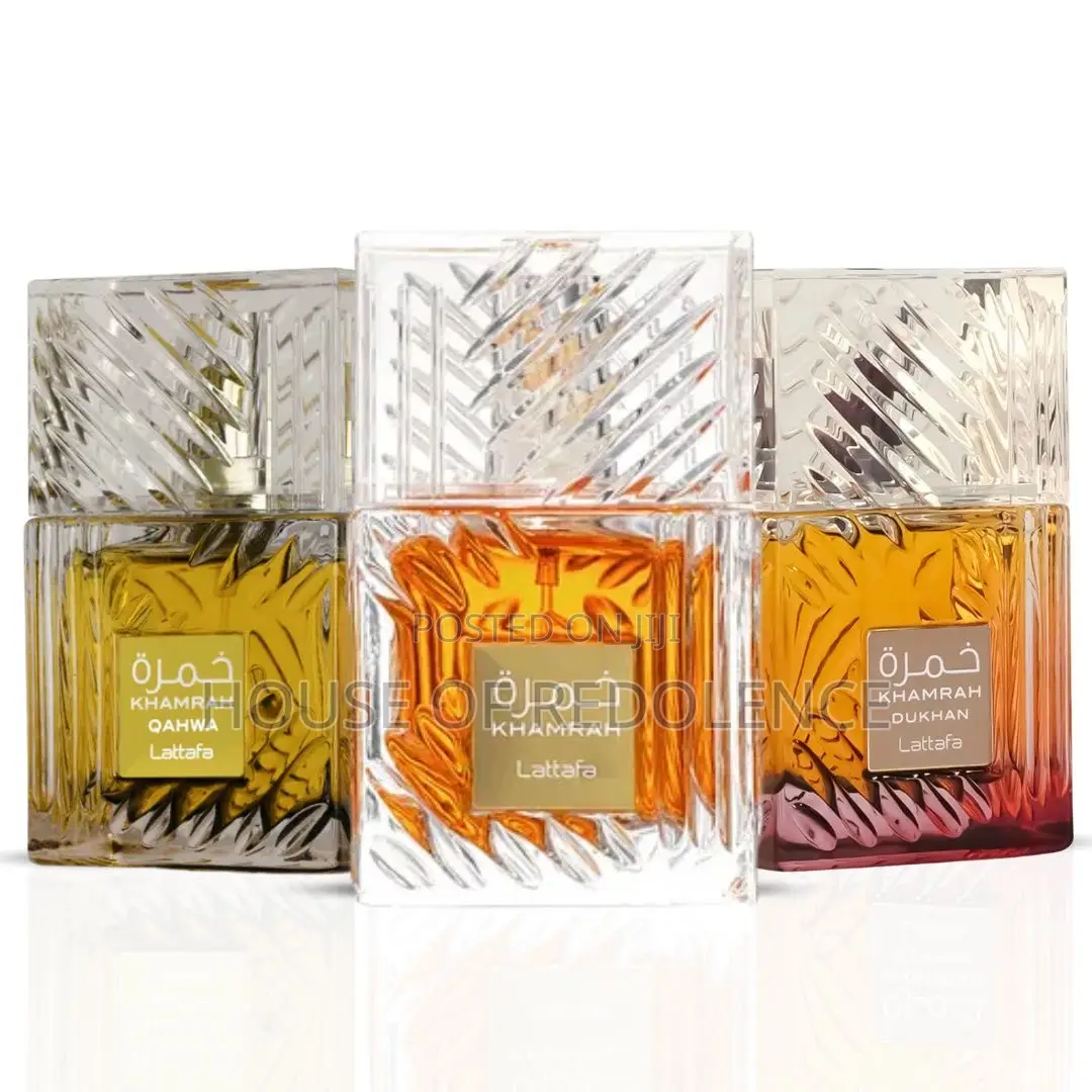 Lattafa Khamrah Perfumes Eau De Parfum (Khamrah Qahwa, Khamrah Dukhan)