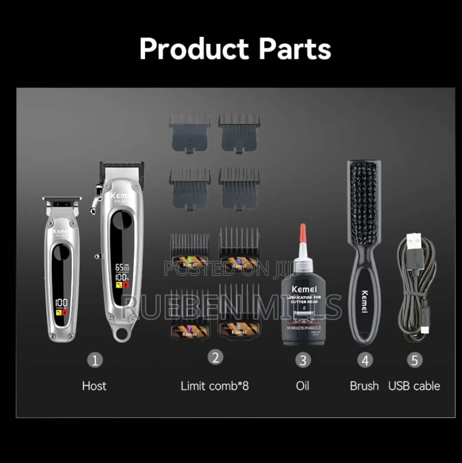 High Speed Strong Motor Two In One 2-in-1 Salon Barbering Machine