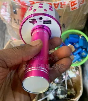 Wster Ws-858 Wireless Bluetooth Karaoke Microphone.
