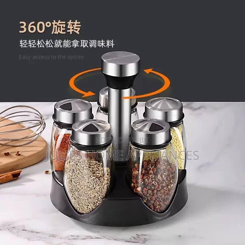 Spice Rack Glass Bottle