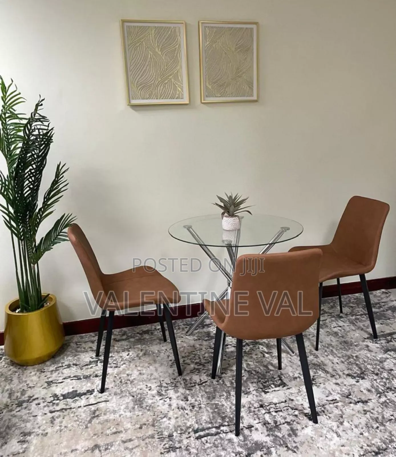 Dinning Sets With Solid Strong Charis