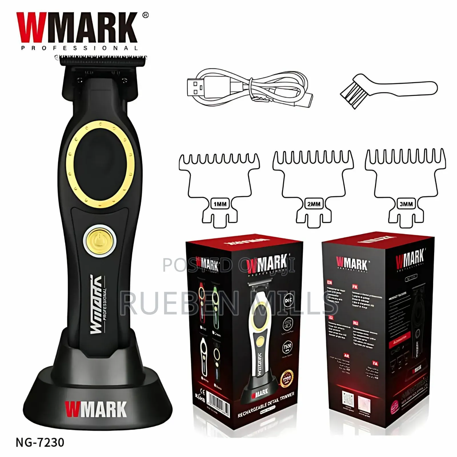 Classic Wmark 7230 First Grade Detailer Beard Trimmer Shaving Machine.