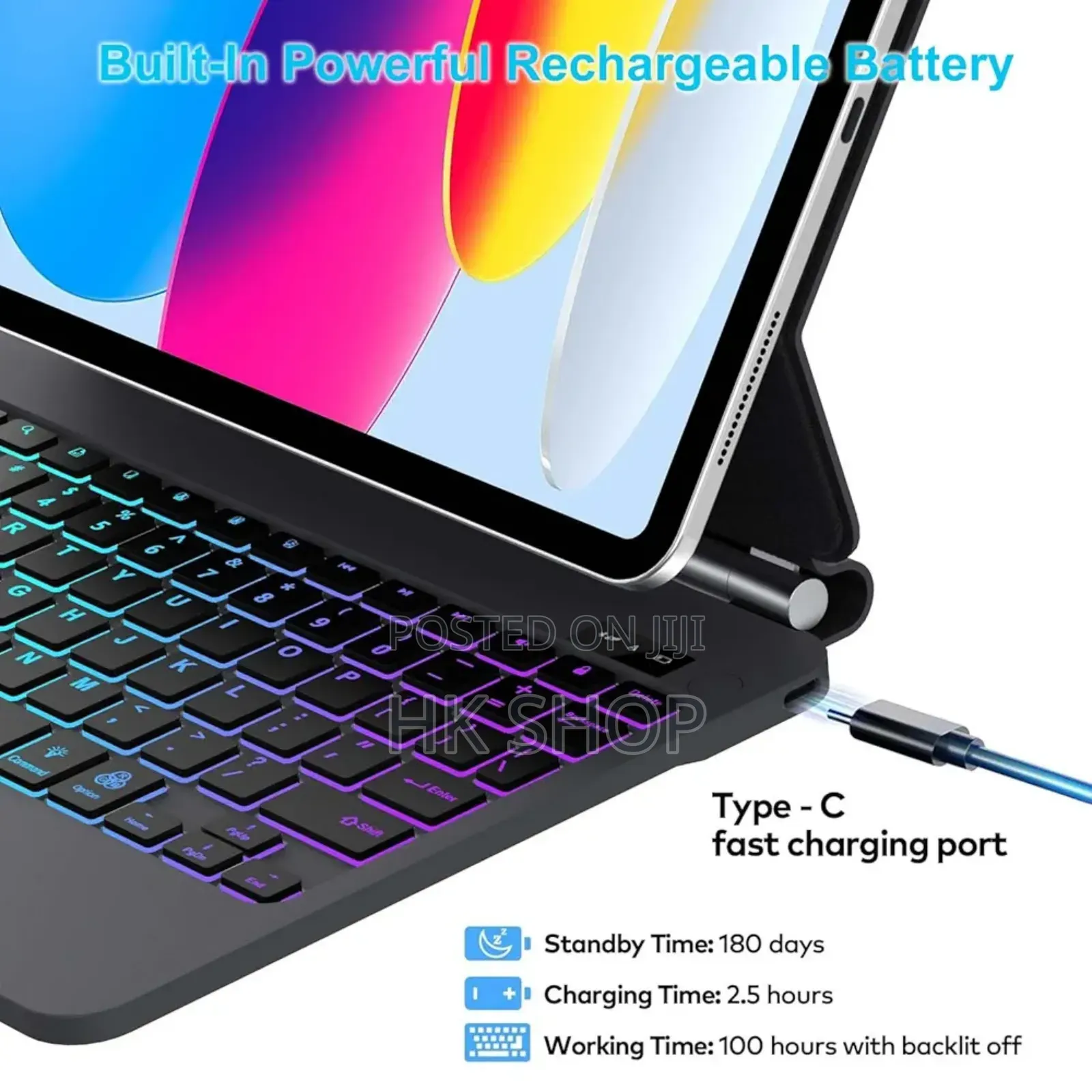 Black Magic Keyboard For Apple iPad 11th Generation A16 2025